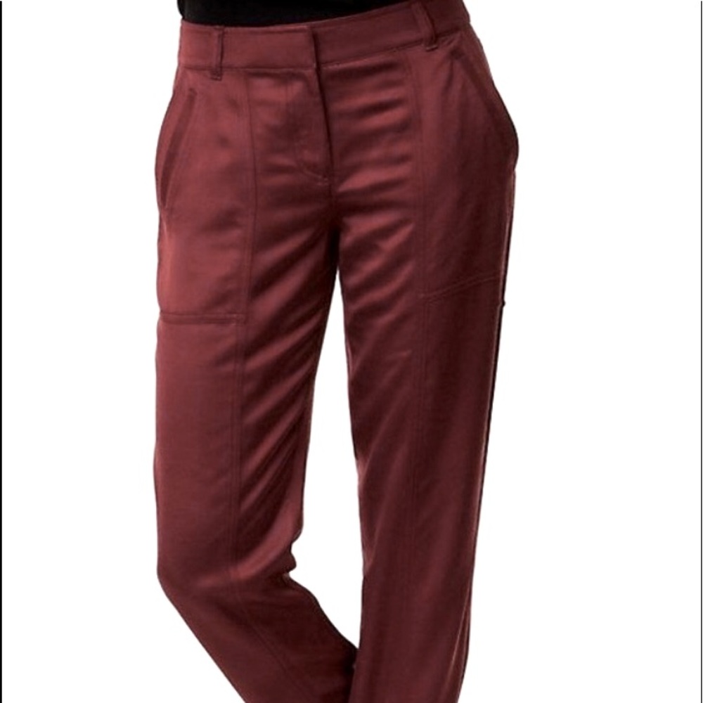 Loft Satin Joggers Size 10